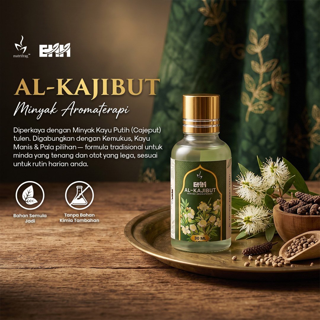 Pengenalan Al-Kajibut Minyak Aromaterapi 30 ml